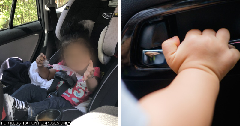 Baby left inside car