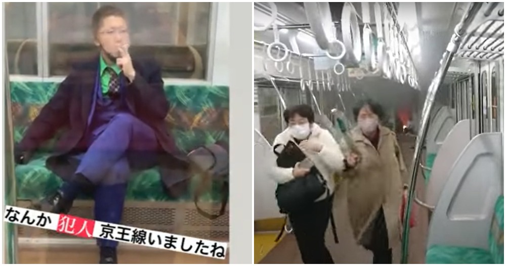 joker impersonator stabs train passengers tokyo