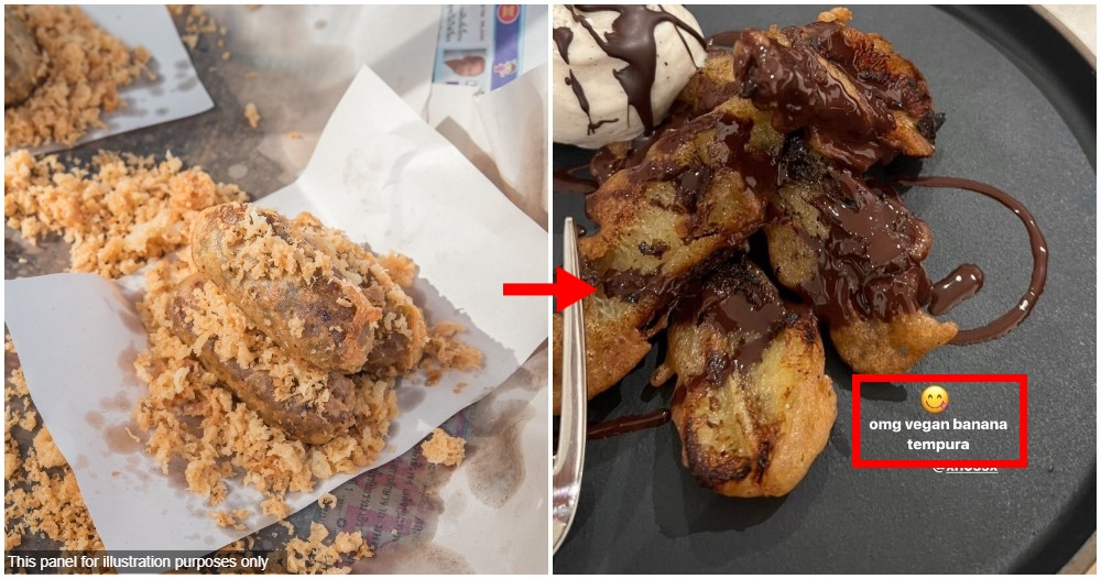 kardashian vegan banana tempura