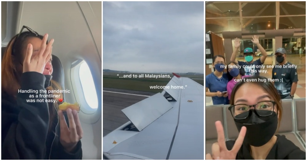 msian nurse in singapore reunites with family after 2 years