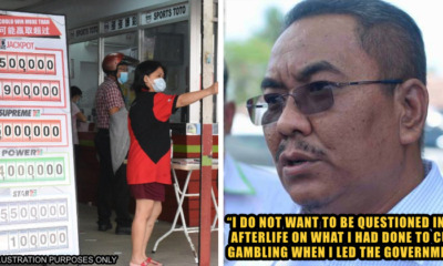 sanusi kedah ban lottery shop