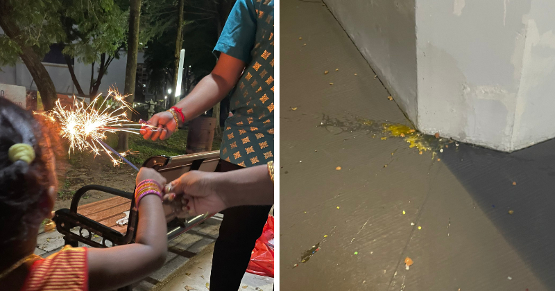 singapore egg attack deepavali