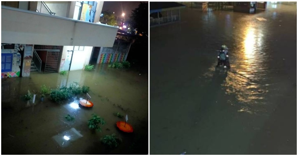 sk sri serdang flood in school