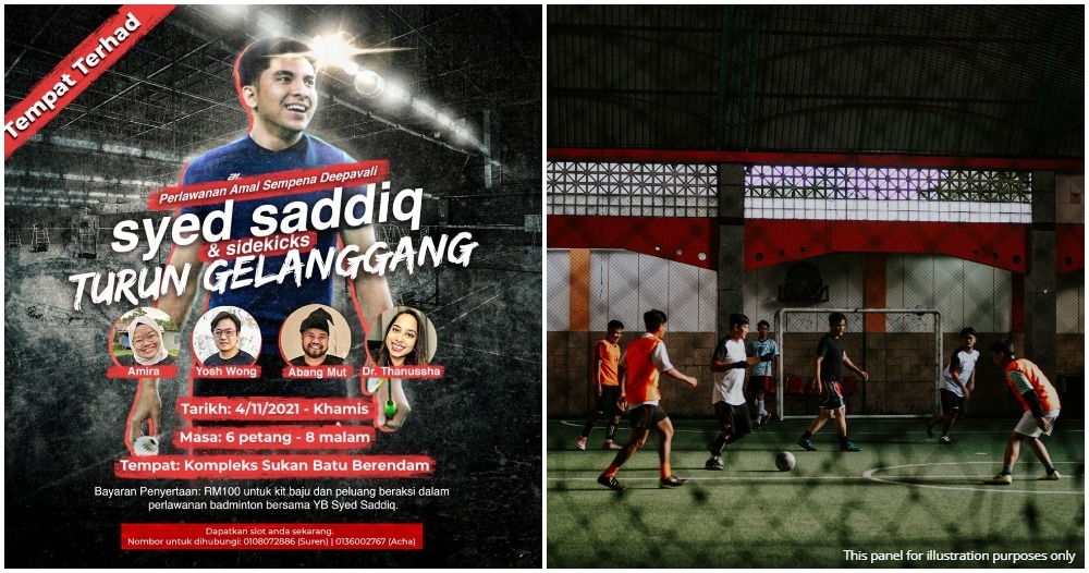 syed saddiq play futsal