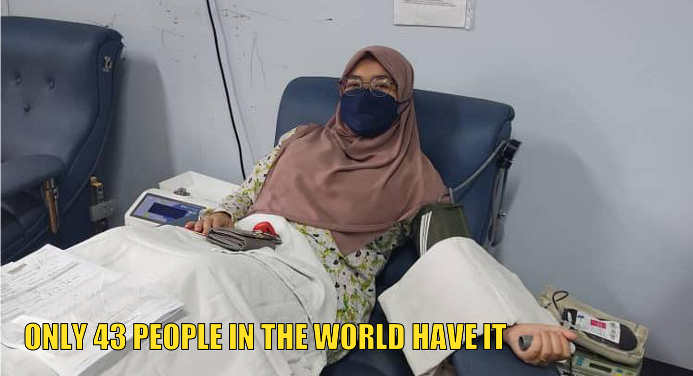 terengganu lady has the golden blood