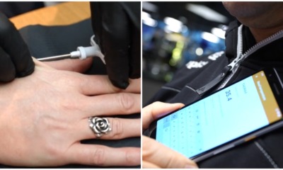 FT image vaccine passport implant