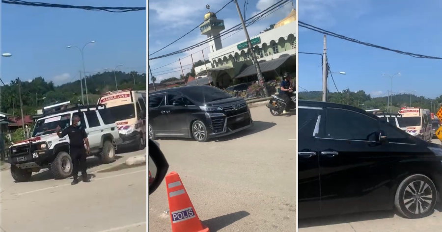 ambulance give way escort vip