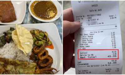 nasi campur at mamak cost rm45