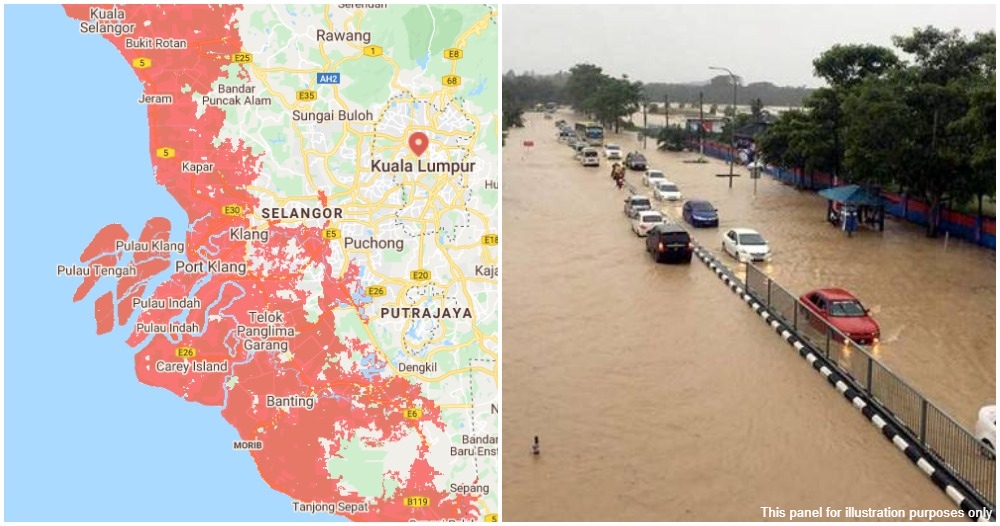 selangor 2070 flood projection