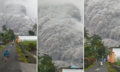 volcano semeru eruption flee