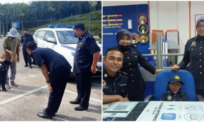 boy with cancer goes to jpj office in terengganu