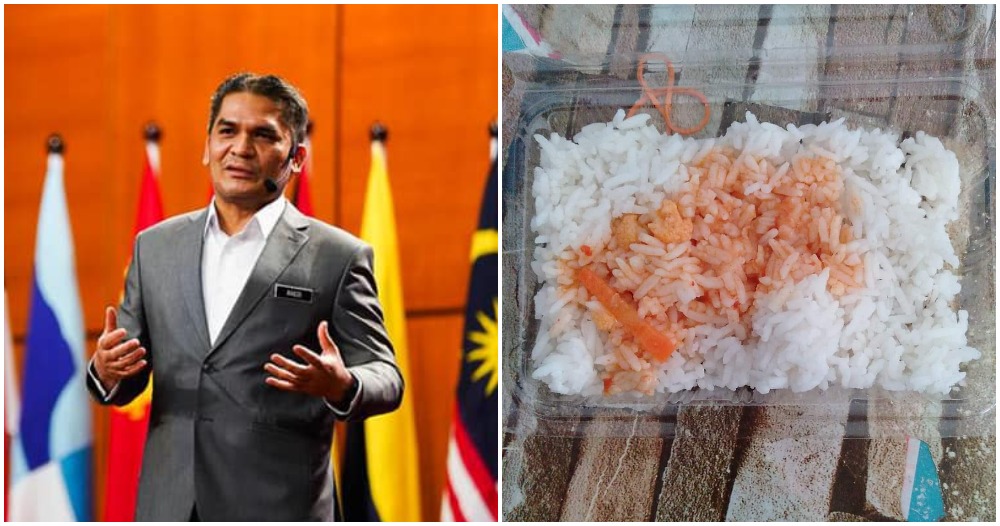 minister of education white rice with gravy