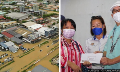 ongkili sabah flood victim aid fast