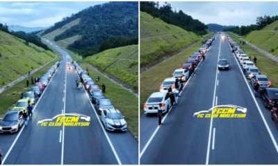 park on emergency lane in highway