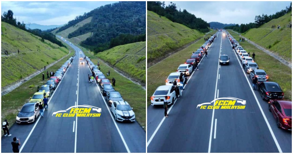 park on emergency lane in highway
