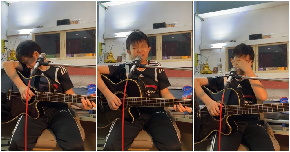 boy in thailand crowdfunds fathes funeral on livestream