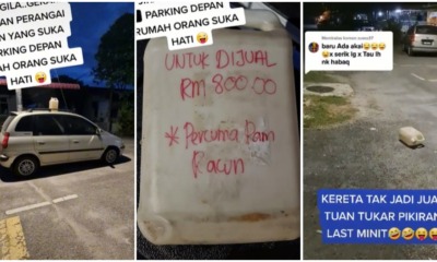 car park in front of house