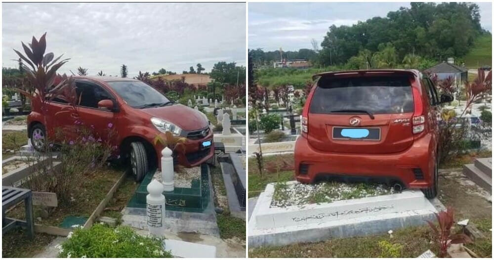 myvi crash into graves