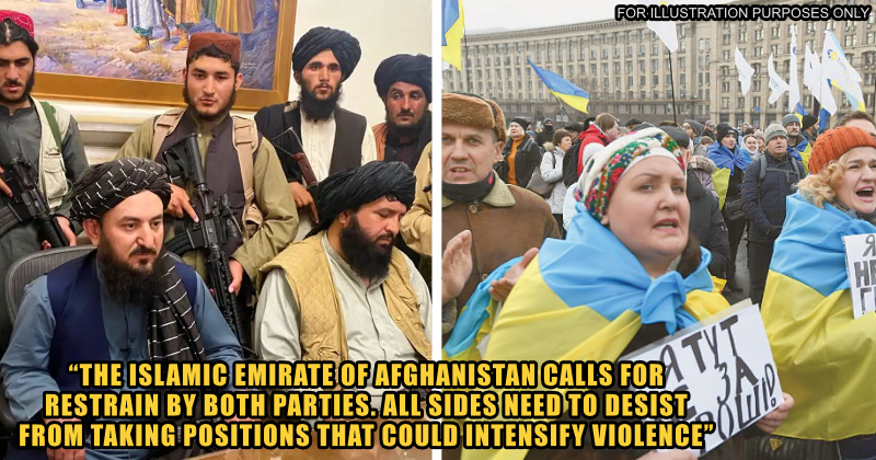 taliban calling for dialogue russia ukraine