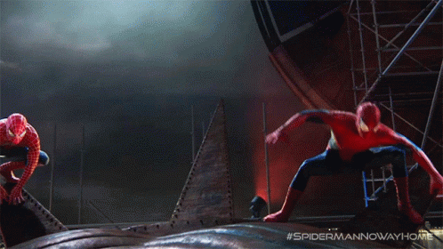 Landing Spider Man