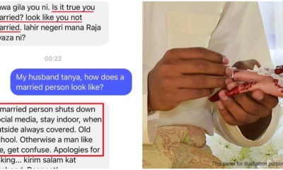 man text woman to try his luck talks nonsense