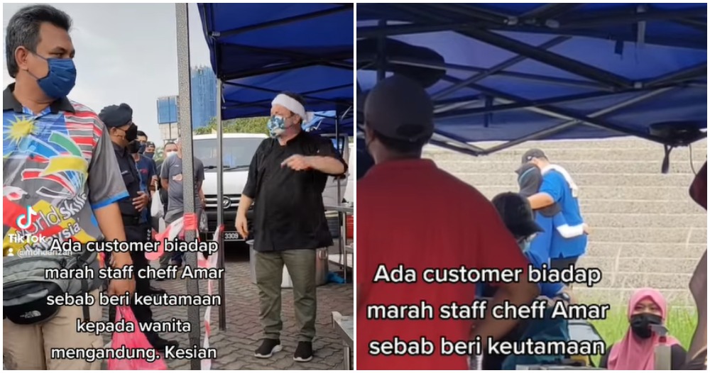 chef ammar stand up for staff for allowing pregnant lady to go queue