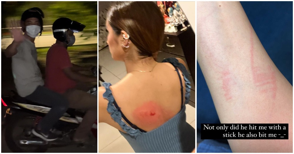 mat rempit assault woman