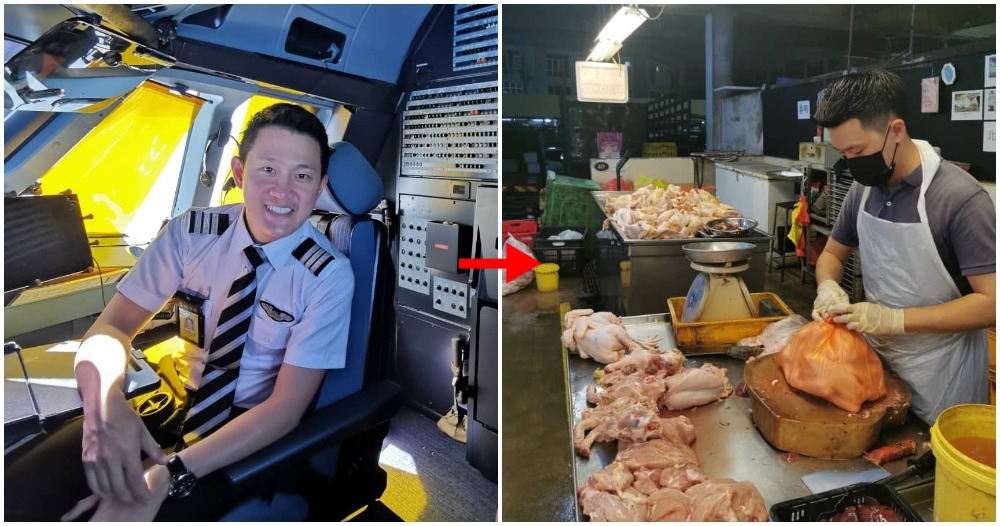 pilot turned chicken seller during mco