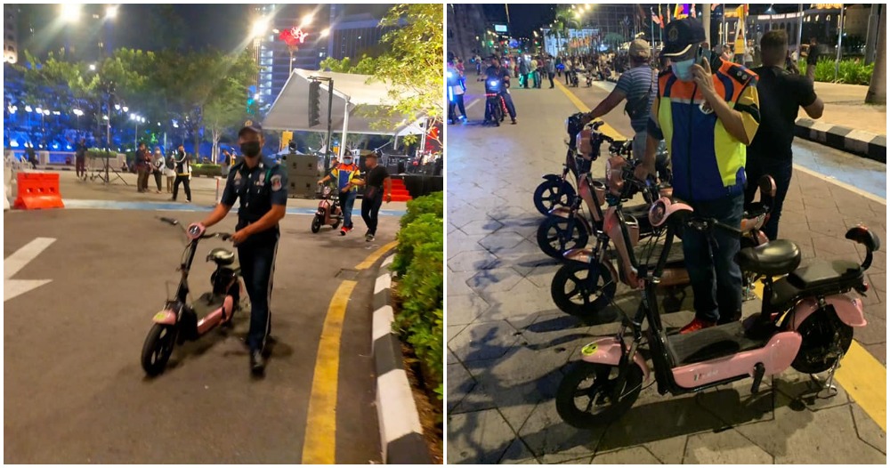 dbkl scooter dataran merdeka