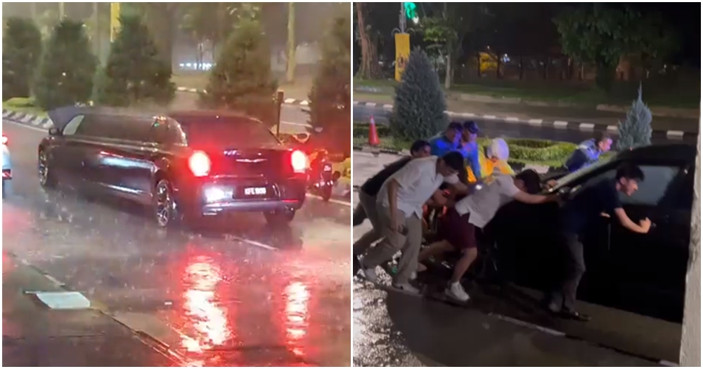 limo broke down jalan parlimen