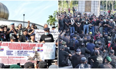 tugu negara veteran protest
