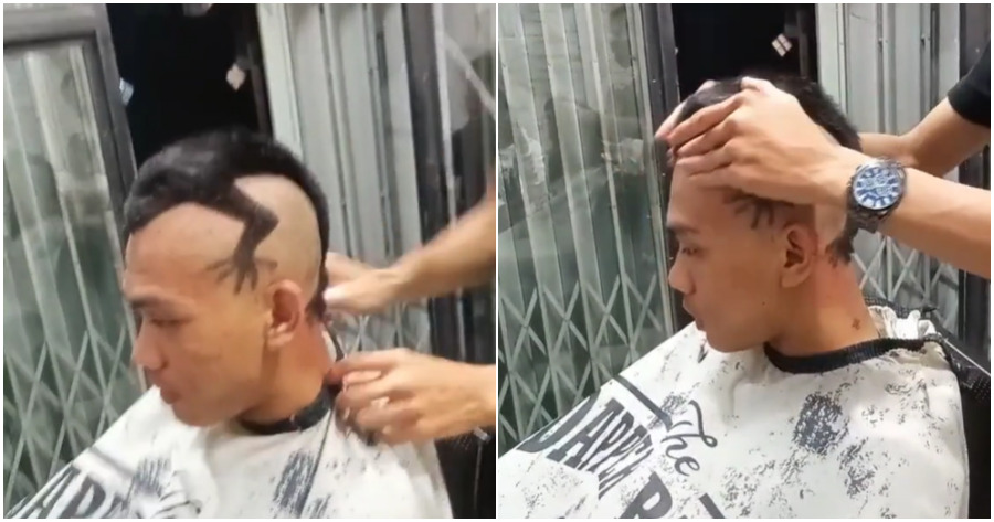 collage hairstyle