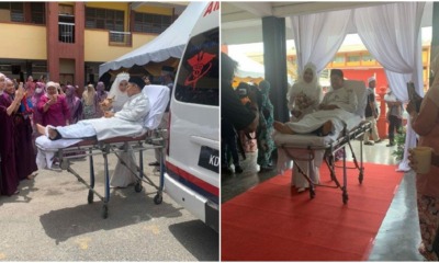 ambulance stretcher wedding