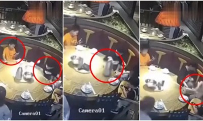 kids spin lazy susan and kid gets scladed