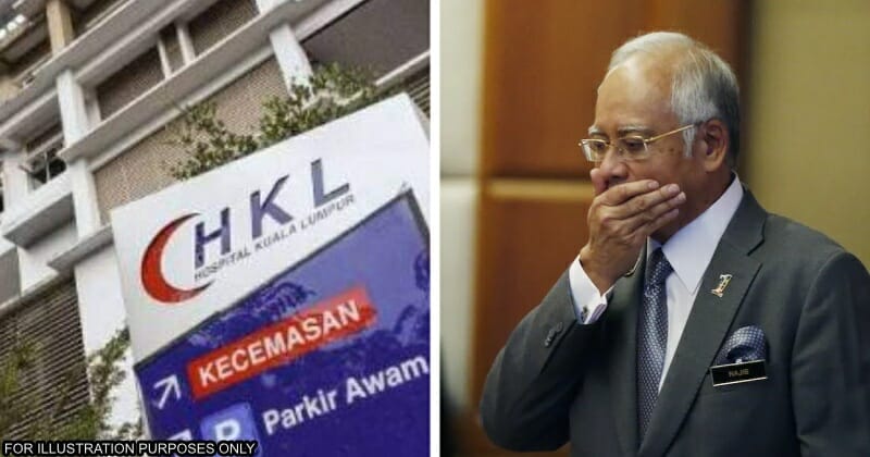 feat image najib hospitalised