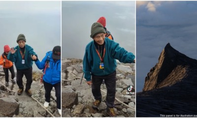 mt kinabalu uncle 90yo