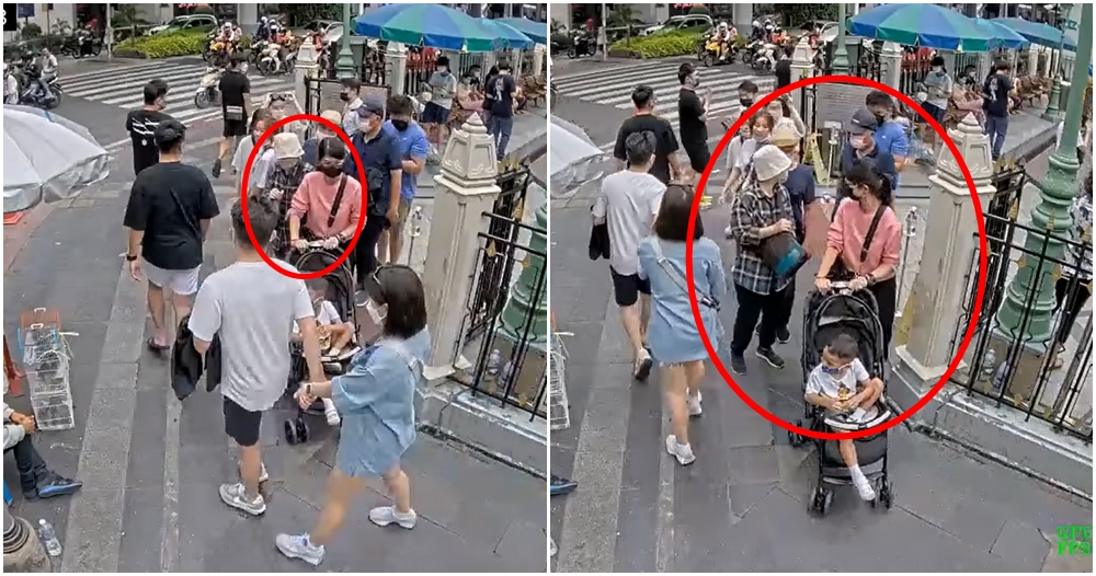 pickpocket near thai shrine