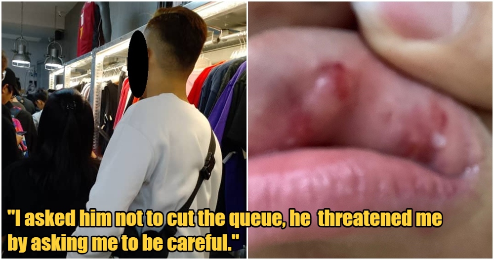 sneaker runner cut queue and beat someone 1