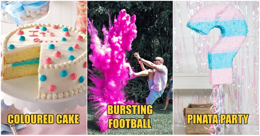 collage gender reveal