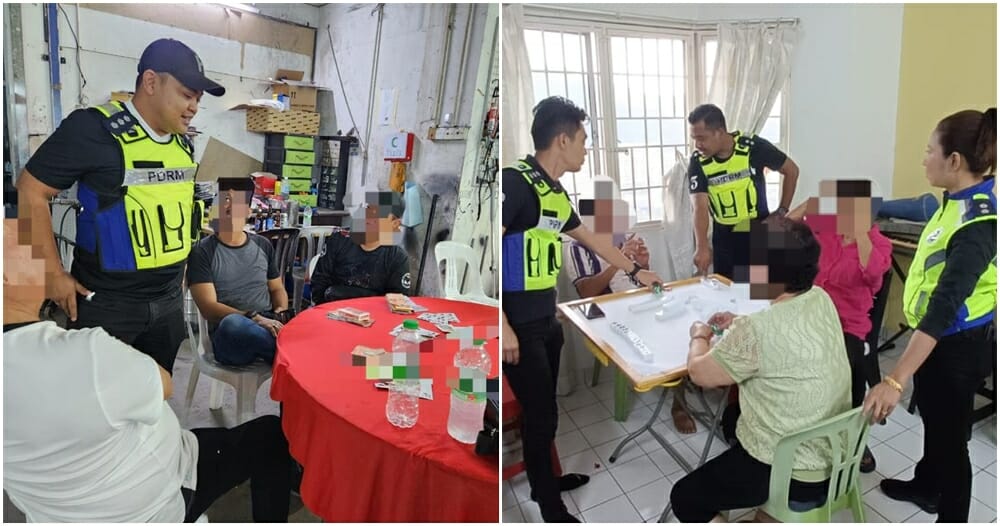 illegal gambling raid cny