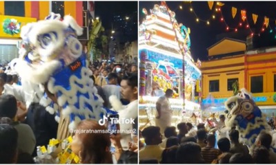 thaipusam chap goh mei lion dance