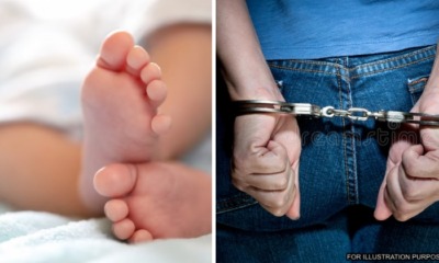 feat image woman jail bite baby