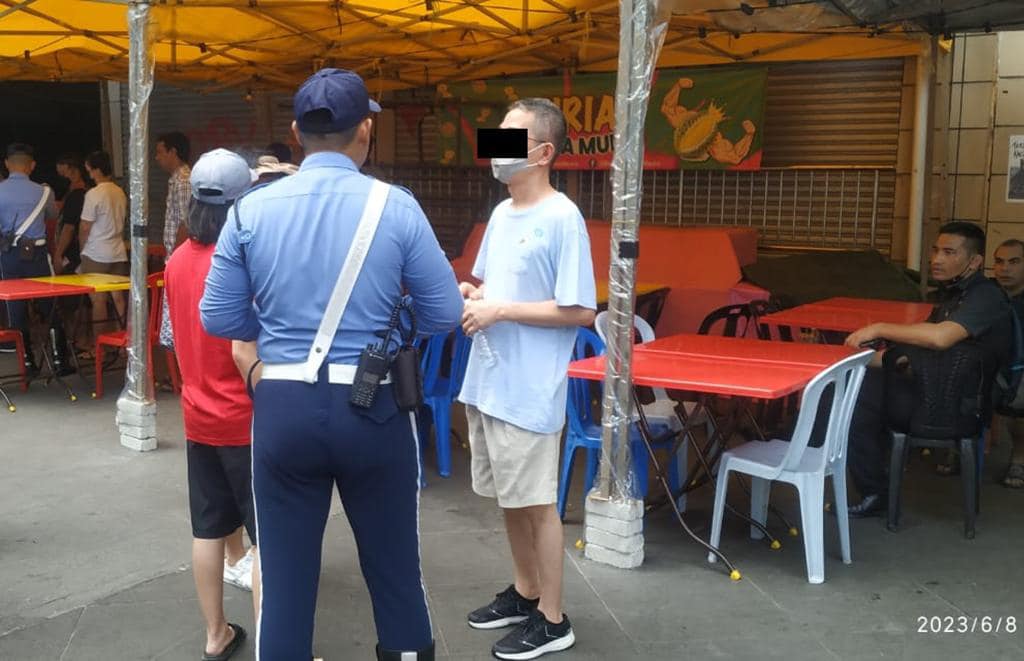 Overpass Jaywalking Enforcement