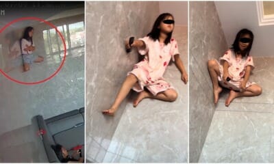 spider girl in china climbs wall