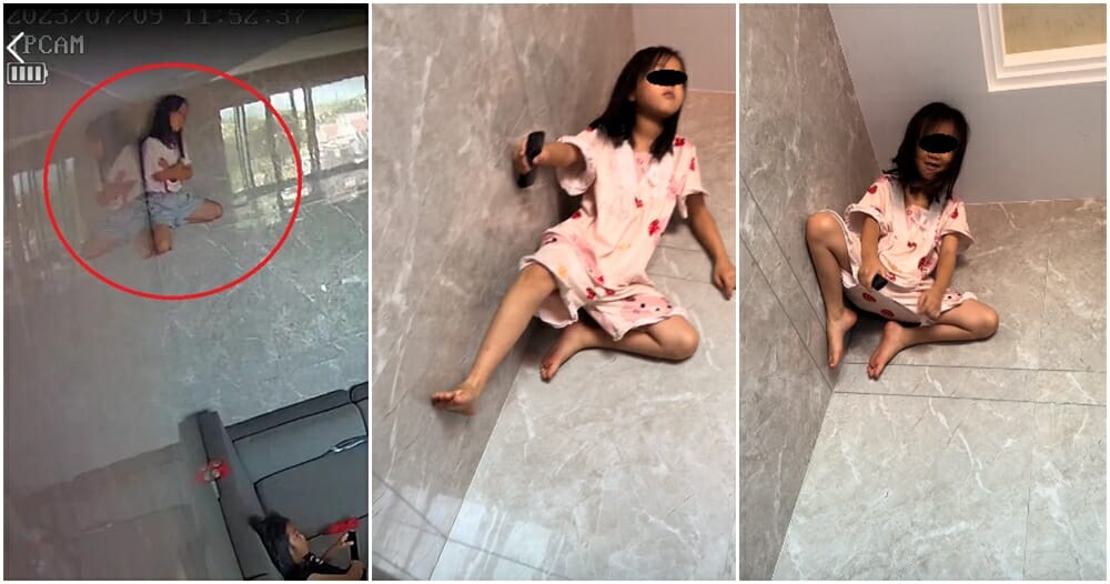 spider girl in china climbs wall
