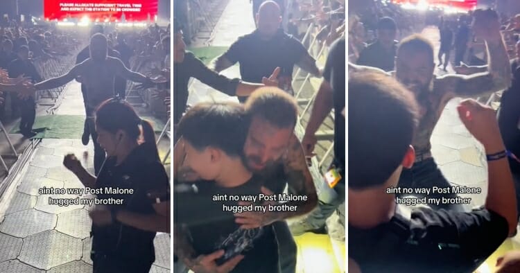 feat image post malone hug