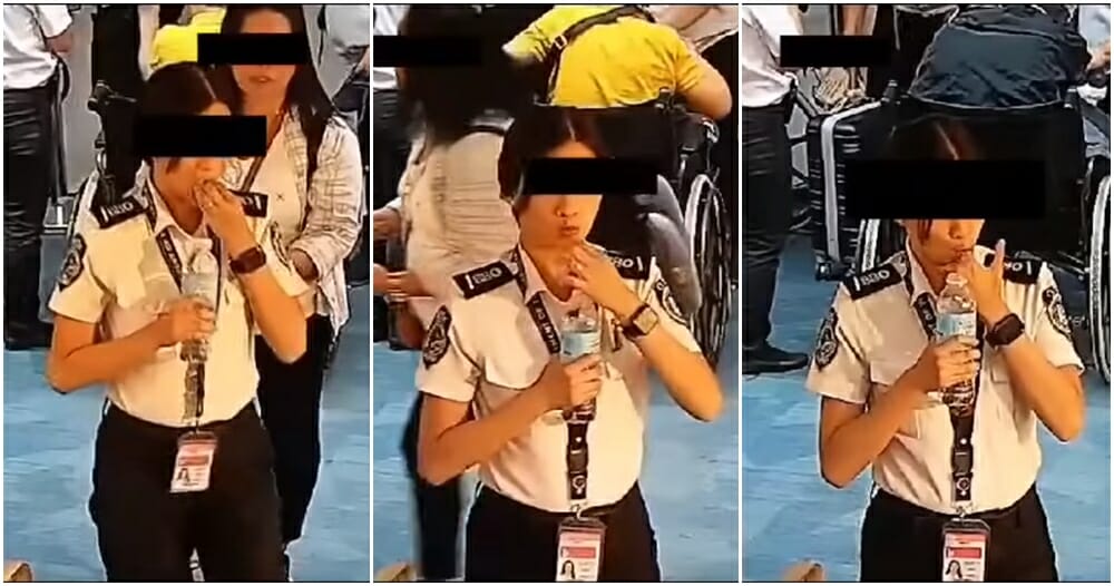 manila officer swallow cash
