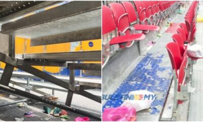 merdeka parade garbage