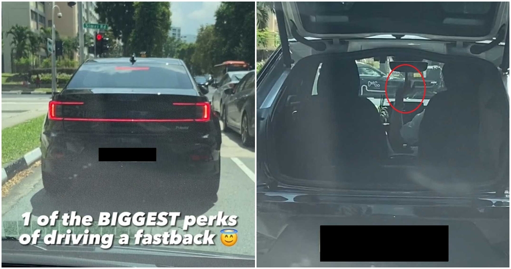 show middle finger in car