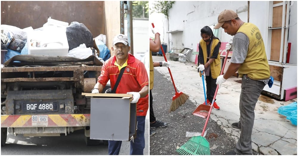 gotong royong taman sri muda